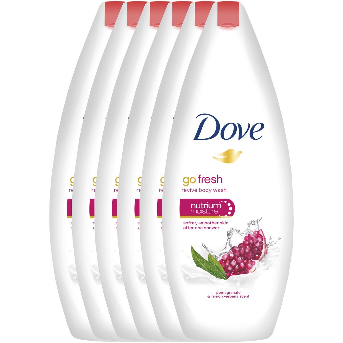 Dove Go Fresh Revive - 6 x 250 ml - Douchegel