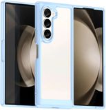 Selected by GSMpunt.nl Samsung Hoesje Geschikt voor Samsung Galaxy Z Fold 6 - Shock Proof Back Cover Transparant/Blauw