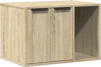 vidaXL Kattenbakkast Sonoma eiken hout 60x40x40 cm