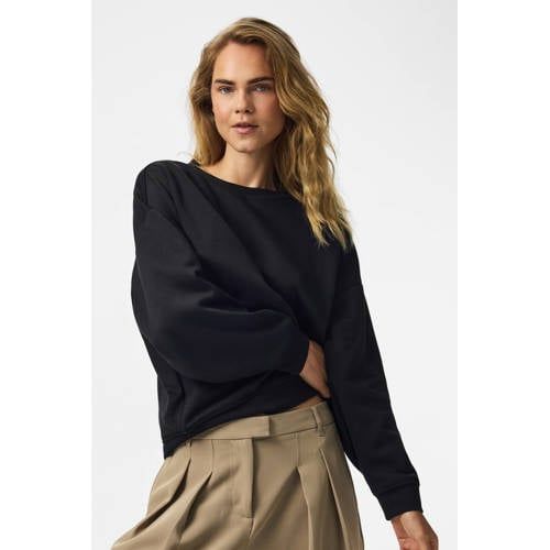PIECES sweater - zwart