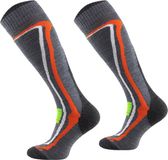 Comodo Technical Socks Comodo Skisokken Merinowol SKI2 - Grijs - Maat 39-42