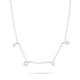 Tamaris Sieraden Voor Dames Van 925 Zilver, Halskettingen Van Sterling Zilver Met Love Aufschrift