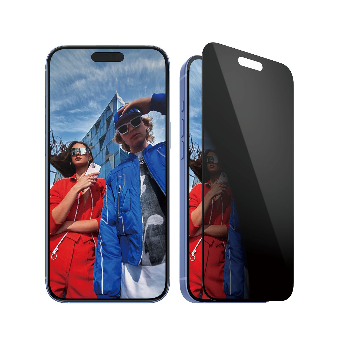 PanzerGlass Privacy Screen Protector for iPhone 16 Plus - Tempered Glass