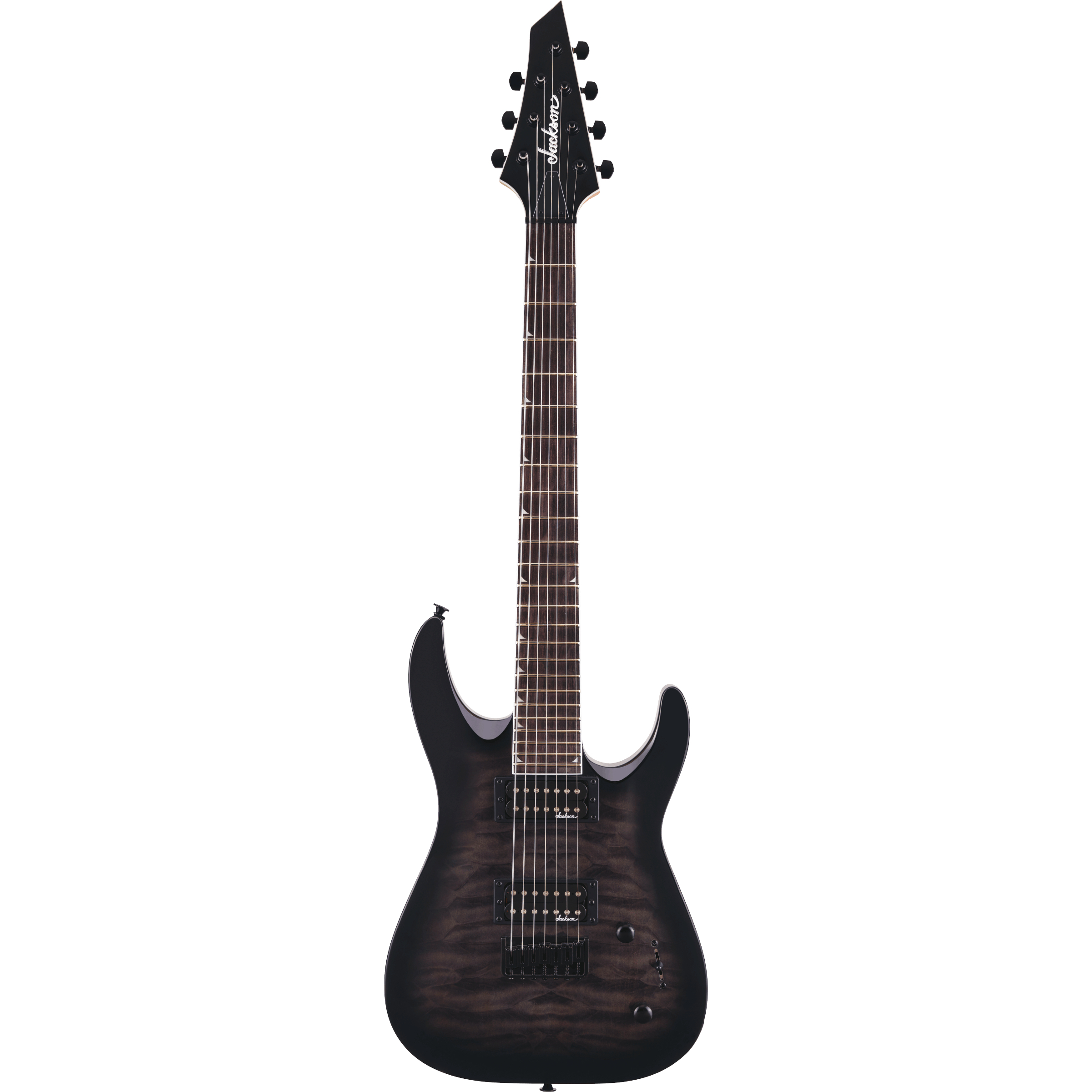 Jackson JS Series Dinky Arch Top JS22Q-7 DKA HT Trans Black Burst