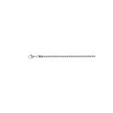 iXXXi Men-Halsketting 60cm-Zilverkleurig-Heren Collier