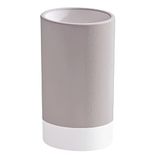 Gedy Taupe helder, G-New Mizar, badkamer, tandenborstelhouder van keramiek, 2 jaar garantie, R&E-design, afmetingen: 10,8 x 6,4 x 6,4 cm, uniek