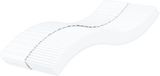 vidaXL Schuimmatras H2 H3 80x200 cm Wit