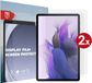 Rosso Tablet Screen Protector Geschikt voor Samsung Galaxy Tab S7 FE | TPU Display Folie | Ultra Clear | Case Friendly | Duo Pack Beschermfolie | 2-Pack
