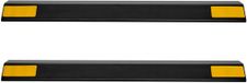 VEVOR Parkeerstoppers Wielstoppers 2 Stuks (446 X 90 X 32 mm)