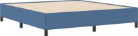 vidaXL Boxspring Bed Blauw 180 x 200 cm Corduroy Stof