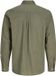 Jack & Jones Casual overhemd Regular Fit Lange mouw Katoen Effen Dusty Olive XXL