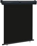 vidaXL Balkonscherm 145x250 cm zwart