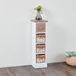 IDIMEX Commode FLOWER, paulowniahout wit/bruin, met 1 lade en 3 manden