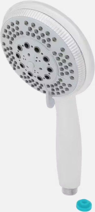 ZD Trading Handdouche - Douchekop - ø 10 cm - 5 Standen - Watervaluitloop - Waterstop - Chroom