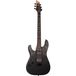 Schecter C-1 Standard Black Fade Burst Burl LH guitare électrique pour gauchers
