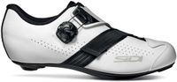 Sidi Prima Racefietsschoenen Unisex Wit/Zwart Leer Draaisysteem Carbon Zool Maat 45.5