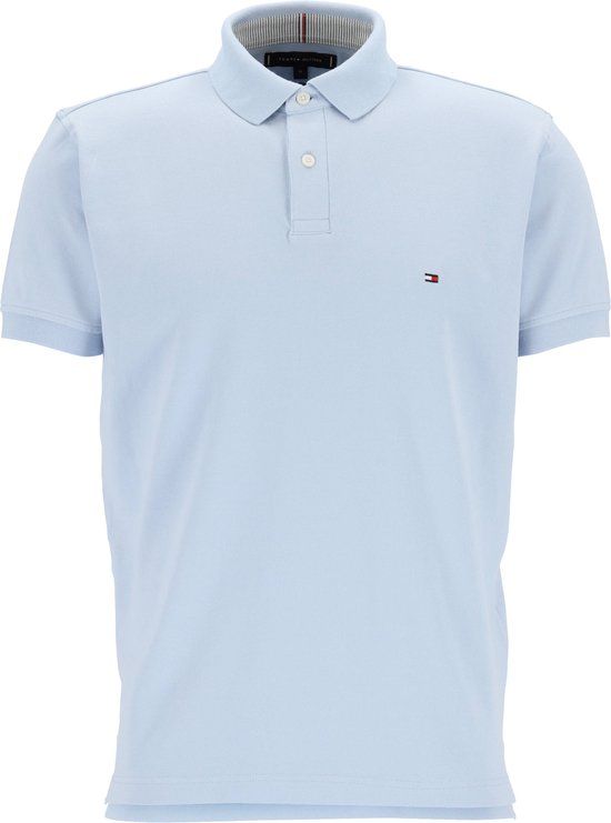 Tommy Hilfiger 1985 Regular Fit Polo - Breezy Blue - Maat L