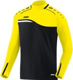 Jako Competition 2.0 Sweater Heren - Zwart / Fluogeel - Maat L