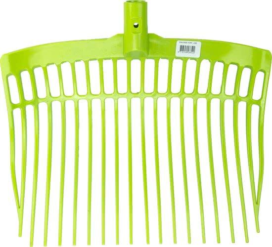 Hofman Mestvork Kunststof lime green zonder steel