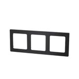 Wandbord van aluminium, Duits/Franse stijl, met drie sleutels in elegant zwart. Ideaal voor degenen die in elk detail design en functionaliteit zoeken.