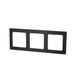 Wandbord van aluminium, Duits/Franse stijl, met drie sleutels in elegant zwart. Ideaal voor degenen die in elk detail design en functionaliteit zoeken.