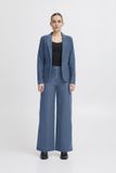 ICHI IHKATE DENIM BL Dames Blazers KATE DENIM MEDIUM BLUE