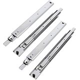 GTV H53 Ladegeleiders, Volledig Uittrekbaar, 650 mm, 100 kg, Gegalvaniseerd Staal, Set van 2