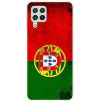 Samsung Galaxy A22 4G Portugese vlag siliconen hoesje