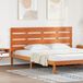vidaXL Hoofdbord - Wasbruin - 200,5 x 3 x 80 cm - Massief grenenhout