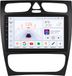 Mercedes-Benz Autoradio met Bluetooth en CarPlay voor C-klasse/CLK-klasse (W203/W209/S203/A209/W168) – Compatibel met Apple en Android – Stereo-installatie met navigatiesysteem – 3 Go RAM, 32 Go intern geheugen