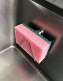 Merkloos Support éponge magnétique en inox pour éponges fines - Hygiénique et amovible