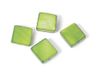 parelmossel, Parel van parelmoer, vierkant, glanzend, groen, 8 x 8 mm, 250 g, 348u, ca.