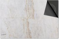 Dietrix Inductie Beschermer - 65x52cm - Marmer Beige - DELUXE