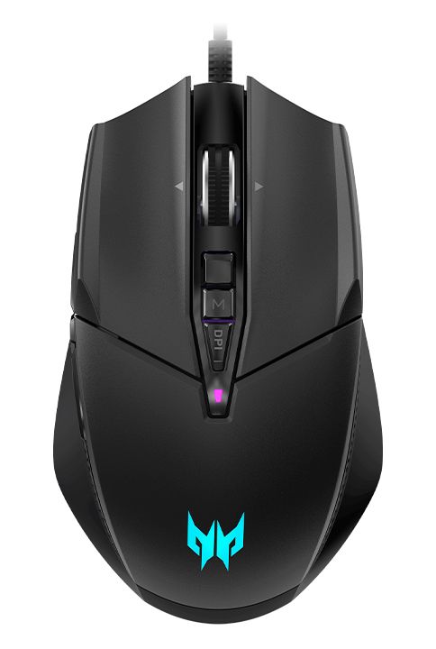 Acer Cestus 335 Gaming Mouse - Ambidextrous - 19000 DPI - Black
