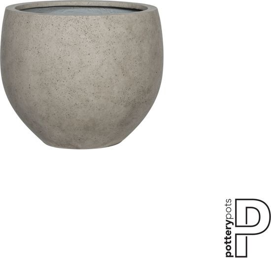 PotteryPots Bloempot-Plantenbak JUMBO Orb Beige washed-Beige-Naturel D 53 cm H 45 cm