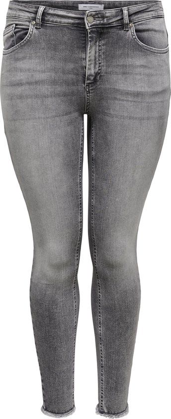 ONLY CARMAKOMA CARWILLY LIFE REG SK ANK JN REA0918 NOOS Dames Jeans Skinny - Grey Denim - Maat 46/32