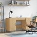 Maison Exclusive - Bureau en chêne Sonoma 140x50x75 cm Matériau dérivé du bois