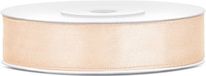 PartyDeco Luxe sierlint of cadeaulint - warm wit - 12 mm x 25 meter - satijn