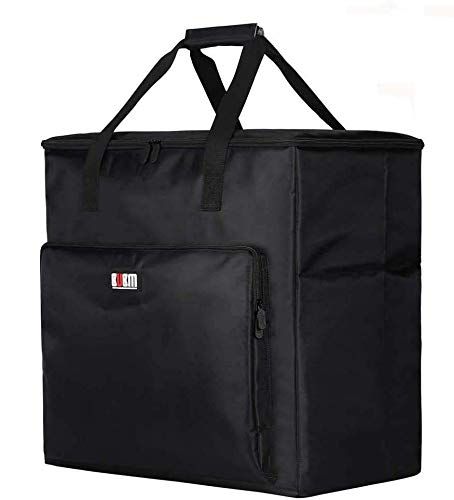 Bubm Computer nylon draagtas voor desktop-pc - Zwart - 64*40*54cm