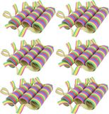 Merkloos / Sans marque Haza-Witbaard Serpentine feestversieringen - 18 rollen - Multi colour