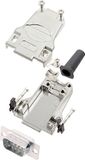 Encitech DTZF09-DBP-W-K 6355-8044-01 D-sub male connectorset 180 ° Aantal polen: 9 Soldeerkelk 1 stuk(s)