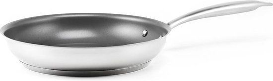 Habonne Ecovite Koekenpan - 24 cm - RVS - PFAS-vrij