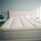 Gewatteerde MORFEO Gewatteerde Topper met Matrashoesband, 80x195cm