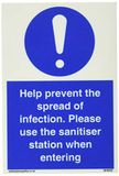 Help Sanitiser Station