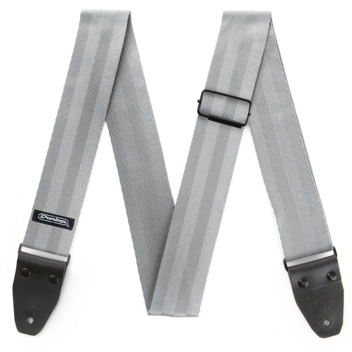 Dunlop DST7001GY Deluxe Seatbelt Strap Gitaarband - Grijs
