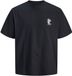 Jack & Jones T-shirt met ronde hals en korte mouwen van 100% katoen in de kleur zwart.