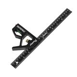 Faithfull Prestige Combinatie Winkelhaak Zwart Aluminium 300mm (12in)
