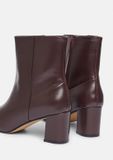 Comma - Chelsea boots - Vrouwen - Leer - Bordeaux - Maat 42