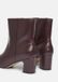 Comma - Chelsea boots - Vrouwen - Leer - Bordeaux - Maat 42