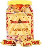 Toblerone Tiny chocolade "I Love You" - melkchocolade met nougat, amandel en honing - 500g